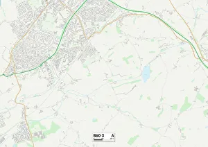 Hastings Road Prints: Bromsgrove B60 3 Map