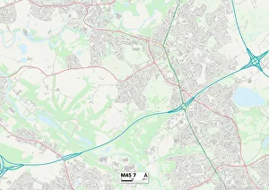 East Avenue Prints: Bury M45 7 Map