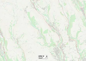 Picton Street Prints: Caerphilly CF81 9 Map