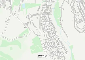Heron Drive Prints: Caerphilly CF82 6 Map