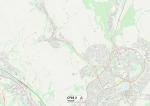 East Avenue Prints: Caerphilly CF83 2 Map