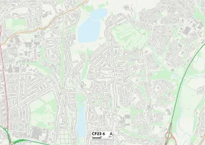 Cardiff CF23 6 Map