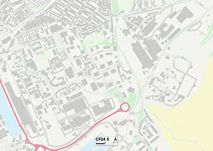 Cardiff CF24 5 Map