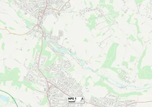 Millfields Prints: Chiltern HP5 1 Map