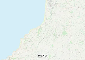 Boundary Drive Prints: Cornwall EX23 0 Map