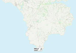 Cornwall TR12 7 Map