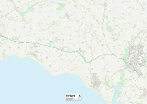 West View Prints: Cornwall TR13 9 Map
