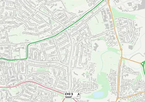 Mayflower Drive Prints: Coventry CV2 5 Map