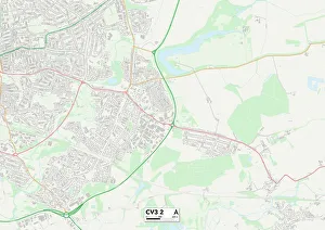 Hepworth Road Prints: Coventry CV3 2 Map
