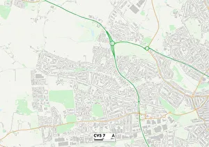 Ferndown Close Prints: Coventry CV5 7 Map