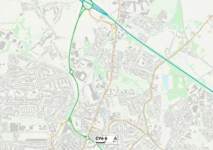 Lyndhurst Close Prints: Coventry CV6 6 Map