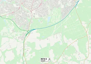 Constable Road Prints: Crawley RH10 5 Map