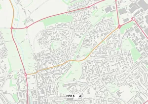 Highfield Prints: Dacorum HP2 5 Map