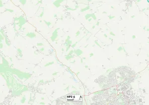 Link Road Prints: Dacorum HP2 6 Map