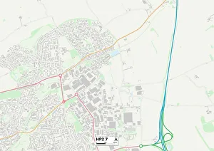 Enterprise Way Prints: Dacorum HP2 7 Map