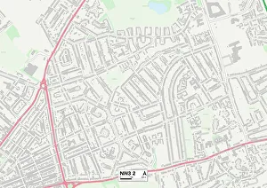 Oak Grove Prints: Daventry NN3 2 Map