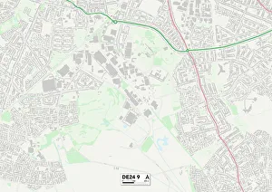 Sutton Drive Prints: Derby DE24 9 Map