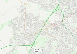 East Avenue Prints: Derby DE3 9 Map