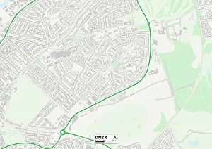 Lancaster Avenue Prints: Doncaster DN2 6 Map