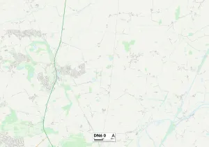 Thorpe Lane Prints: Doncaster DN6 0 Map