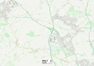 East Avenue Prints: Doncaster DN6 7 Map