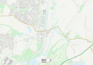 Carlisle Street Prints: Doncaster S64 5 Map