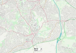 Chatsworth Road Prints: Dudley B62 8 Map