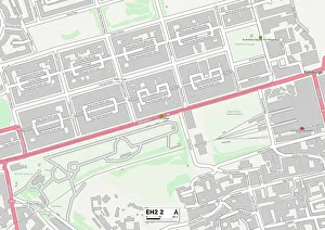EH - Edinburgh Prints: Edinburgh EH2 2 Map