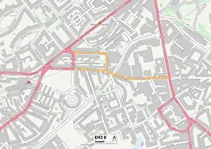 Grove Street Prints: Edinburgh EH3 8 Map