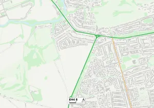 Bramble Drive Prints: Edinburgh EH4 8 Map
