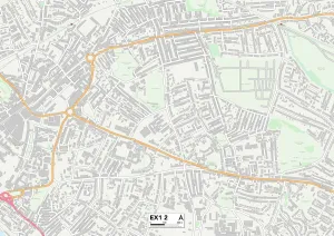 Exeter Ex1 3 Map Framed Photos Wall Art Posters Jigsaws