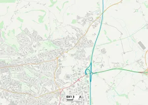 Melrose Avenue Prints: Exeter EX1 3 Map