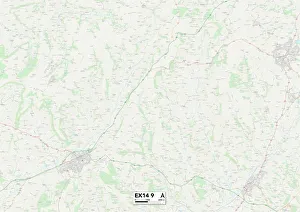 Stoney Lane Prints: Exeter EX14 9 Map
