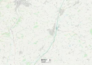 Forge Way Prints: Exeter EX15 1 Map