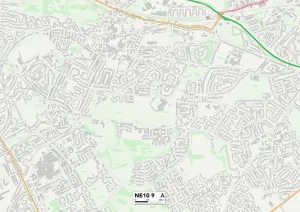 Maple Grove Prints: Gateshead NE10 9 Map