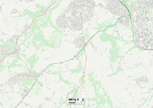 South Avenue Prints: Gateshead NE16 5 Map