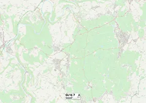Howard Road Prints: Gloucester GL16 7 Map