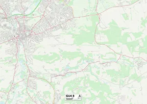 Highfield Prints: Guildford GU4 8 Map