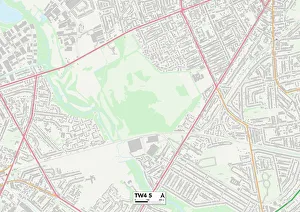 Raglan Close Prints: Hounslow TW4 5 Map