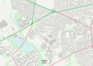 Hounslow TW4 6 Map