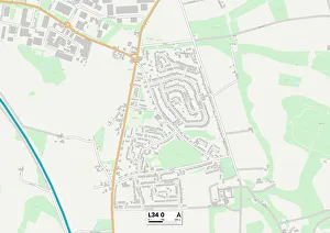 L - Liverpool Prints: Knowsley L34 0 Map