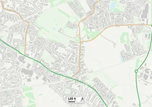 L - Liverpool Prints: Knowsley L35 4 Map