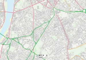 Sullivan Road Prints: Lambeth SE11 4 Map