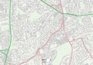 Lambeth SE5 9 Map