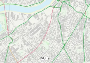 Lambeth SW8 2 Map