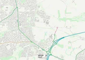 Leeds Prints: Leeds LS15 8 Map