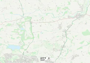 Otley Road Prints: Leeds LS17 9 Map