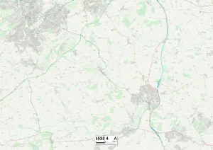 West View Prints: Leeds LS22 4 Map