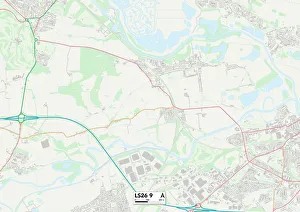Low Common Prints: Leeds LS26 9 Map