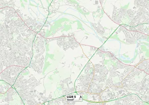 Broad Street Prints: Leeds LS28 5 Map